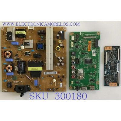 KIT DE TARJETAS PARA TV LG / MAIN EBT63092612 / EAX65614404(1.0) / FUENTE EAY63071904 / EAX65423701(2.0) / T-CON 5542T34C06 / T420HVN06.1 / PANEL T420HVF07.1 / MODELO 42LN5600-UZ.BUSDLJR